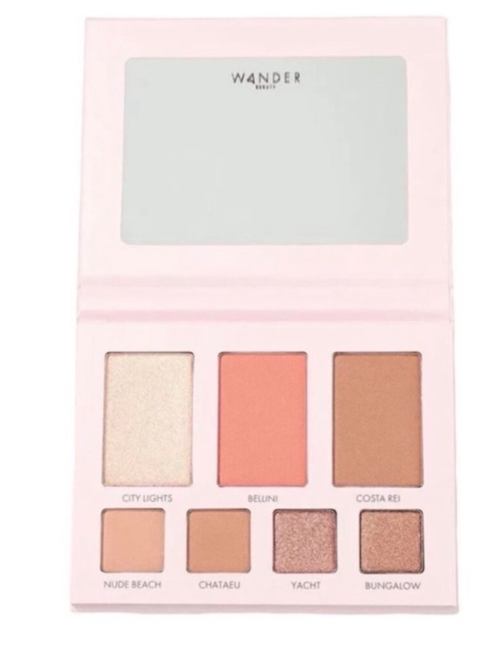 Wander Beauty Peach & Neutral Six-Shade Eyeshadow Palette - Sunkissed